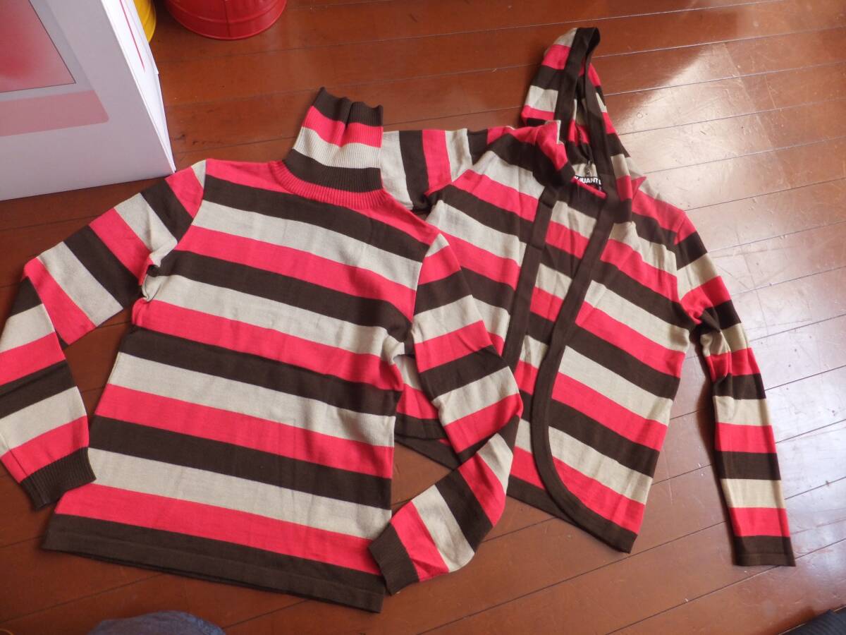 美品！MARY QUANT LONDONマリークワントのアンサンブル！ストライプ