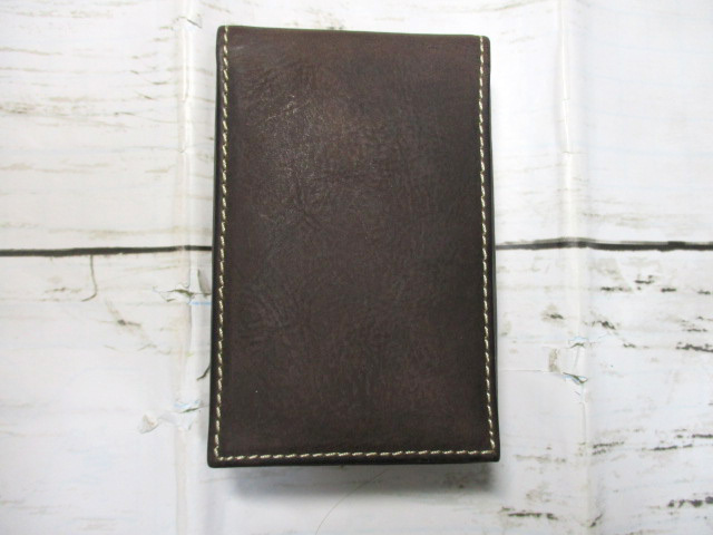  перевод есть новый товар футляр для визитных карточек a in sof бренд женский футляр для карточек вертикальный магнит тип натуральная кожа парафин воск отделка Brown 