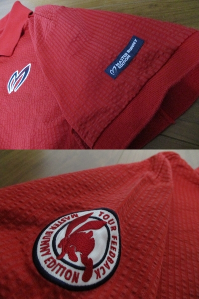 日本製 マスターバニーエディション TOUR FEEDBACK ストレッチ ゴルフシャツ サイズ4_画像4