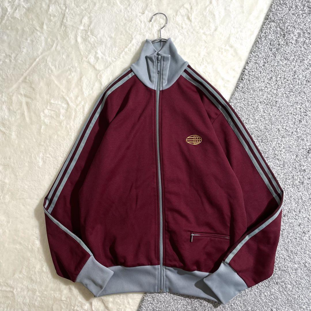 90s00s adidas トラックジャケット 地球儀ロゴ ワールドマーク L 90s00s adidas トラックジャケット 地球儀ロゴ ワールドマーク L