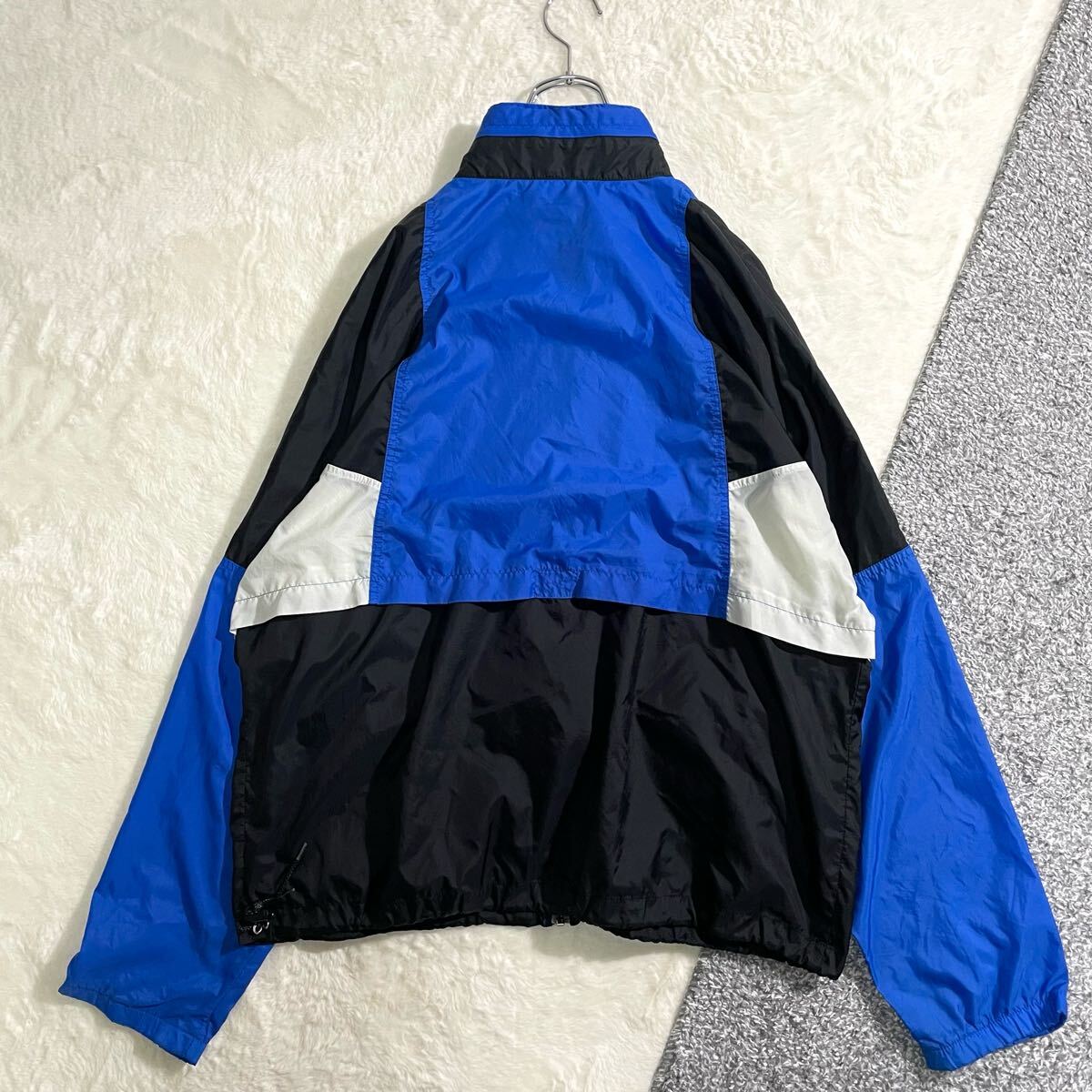 90s ナイキ NIKE ナイロンジャケット 裏地メッシュ サイズL 銀 90s ナイキ NIKE ナイロンジャケット 裏地メッシュ サイズL 銀