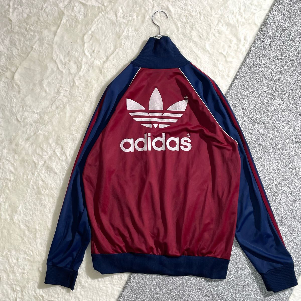 80s adidas 西ドイツ製 トラックジャケット ロゴワッペン US L 80s adidas 西ドイツ製 トラックジャケット ロゴワッペン US L