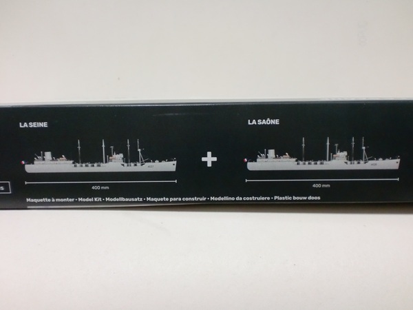 エレール 1/400 フランス海軍 高速給油艦 タンカー ラセーヌ & ラソーヌ 2艦セット STARTER KIT Twin Set La Seine La Saone Heller 55050_画像2