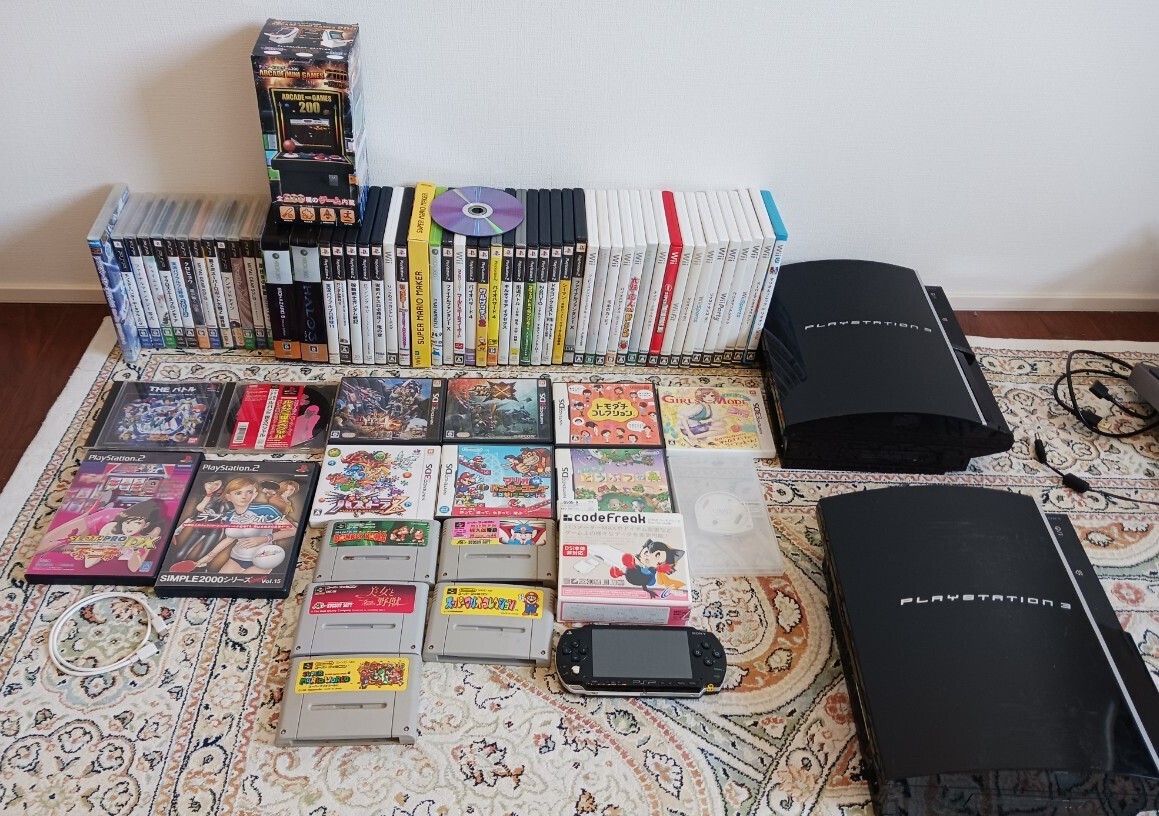 ゲーム機 ゲームソフト 大量セット PS3 cecha00 psp コード ゲーム機 ゲームソフト 大量セット PS3 cecha00 psp コード