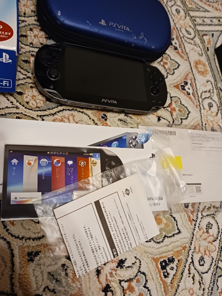 PSVITA PCH-1100 3G Wi-Fiモデル クリスタルブラック メモリー PSVITA PCH-1100 3G Wi-Fiモデル クリスタルブラック メモリー