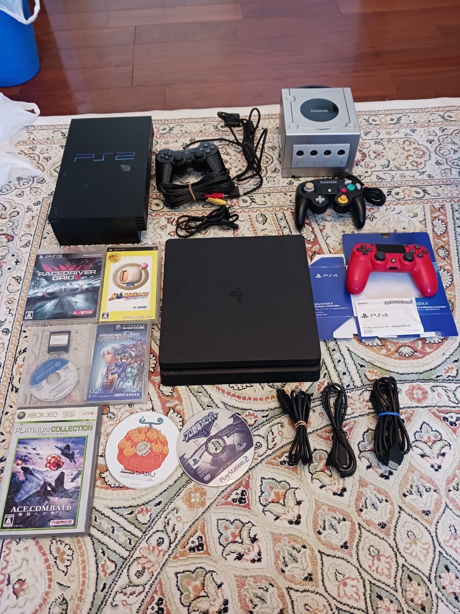 PS4 CUH-2000A 本体一式 動作品 ジェットブラック おまけ ゲーム