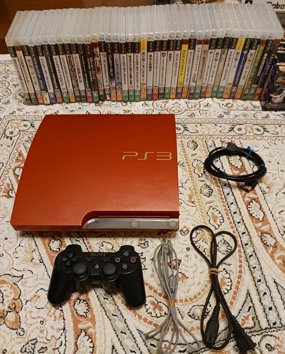 PlayStation 3 (320GB) スカーレット・レッド CECH-3000B ソフト PlayStation 3 (320GB) スカーレット・レッド CECH-3000B ソフト