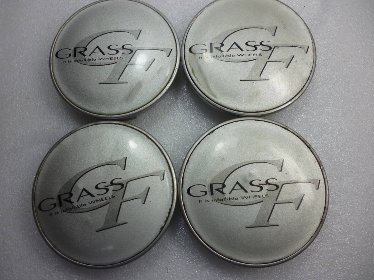 ★GRASS★CF★センターキャップ 外径:約63.5㎜  M-084  4個セット ① _画像1