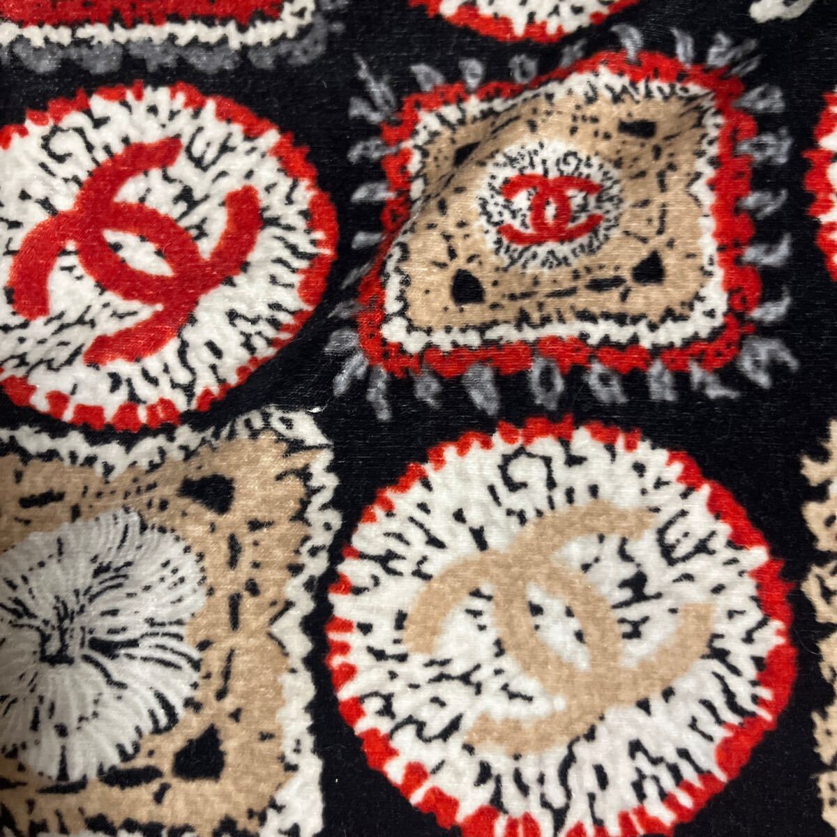 【美品】 パッチワークCHANEL /シャネル　半袖　トップス