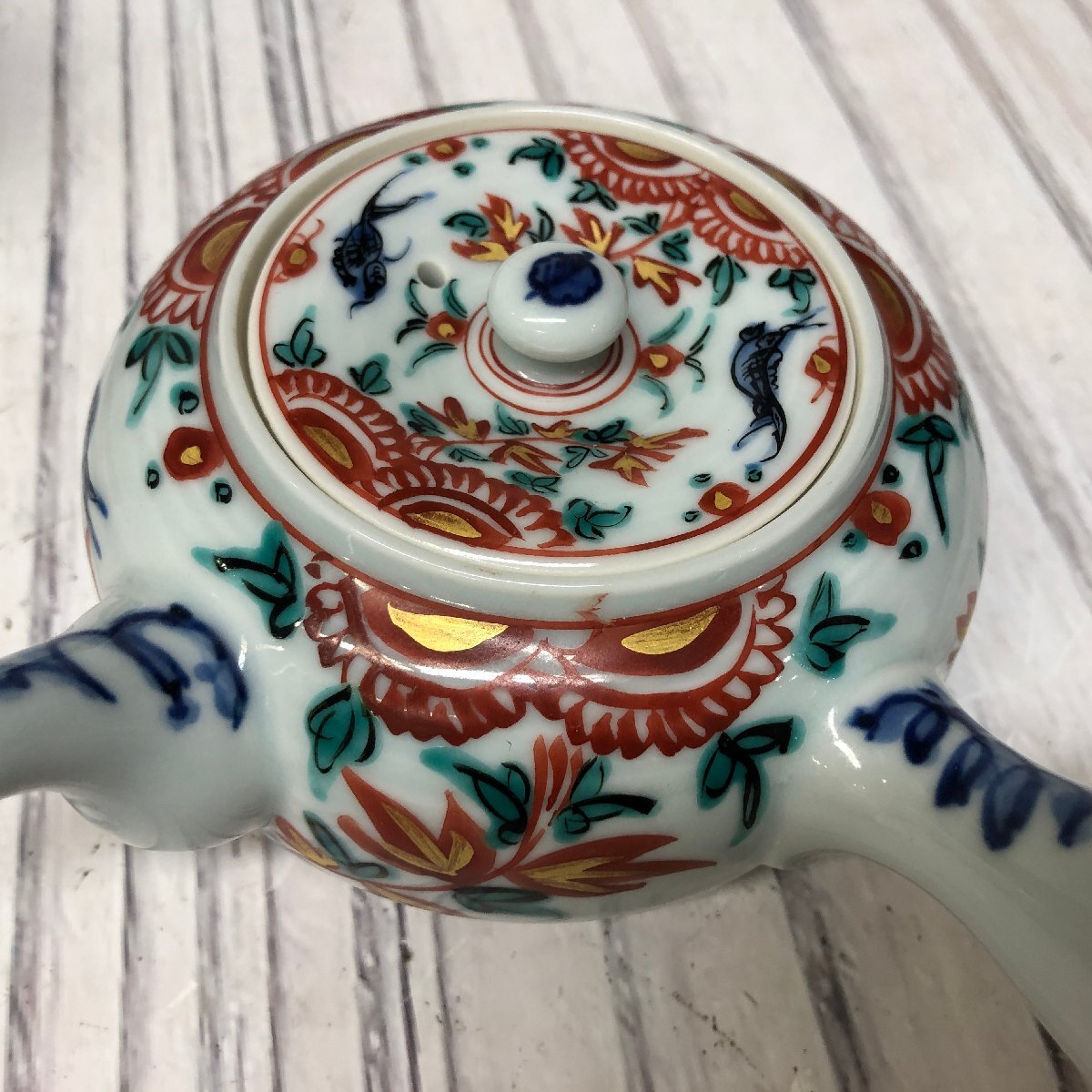 m001 I(80) 香一銘 京焼 急須 湯呑5客×2種 金彩 赤絵 色絵 染付 m001 I(80) 香一銘 京焼 急須 湯呑5客×2種 金彩 赤絵 色絵 染付