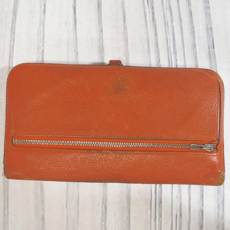 f002 Z1 HERMES エルメス DOGON ドゴンGM 二つ折り長財布 f002 Z1 HERMES エルメス DOGON ドゴンGM 二つ折り長財布
