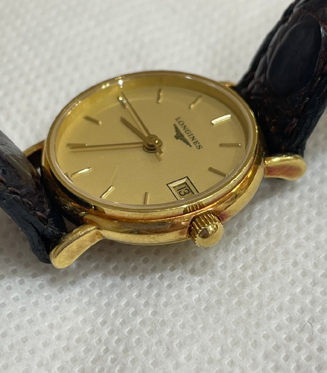 5KK藤03008E】1円スタート☆LONGINES☆ロンジン☆腕時計☆18K 5KK藤03008E】1円スタート☆LONGINES☆ロンジン☆腕時計☆18K