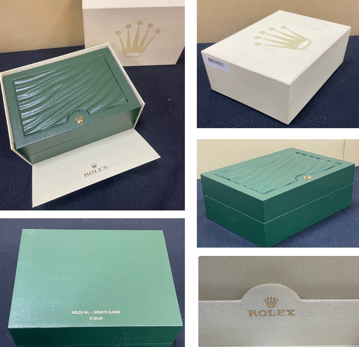 8AT平02004F】1円スタート☆Rolex ロレックス☆空箱 内箱☆緑 8AT平02004F】1円スタート☆Rolex ロレックス☆空箱 内箱☆緑
