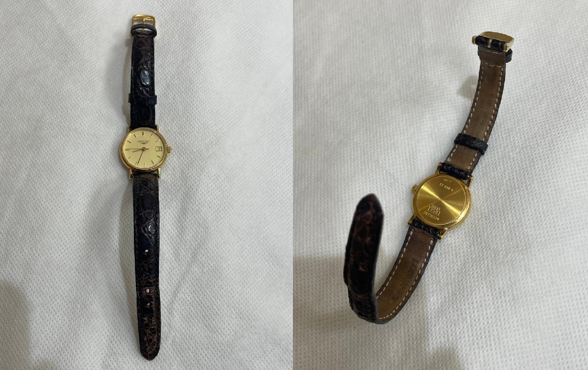 5KK藤03008E】1円スタート☆LONGINES☆ロンジン☆腕時計☆18K 5KK藤03008E】1円スタート☆LONGINES☆ロンジン☆腕時計☆18K