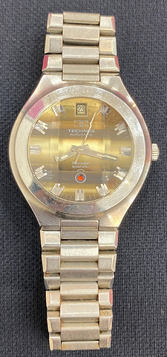 5MH明□04004E】☆1円スタート☆腕時計☆TECHNOS☆テクノス 5MH明□04004E】☆1円スタート☆腕時計☆TECHNOS☆テクノス