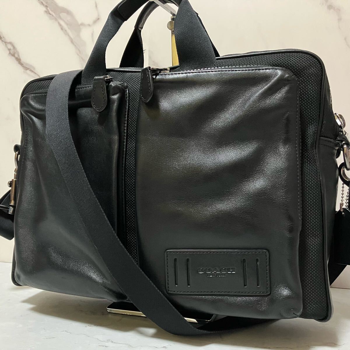 美品】COACH コーチ 2way ライダー ビジネスバッグ ブリーフ 美品】COACH コーチ 2way ライダー ビジネスバッグ ブリーフ