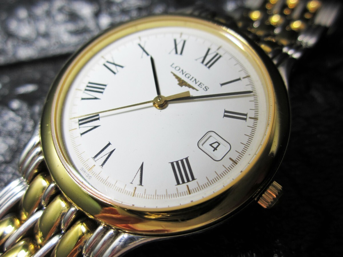美品 ガラス無傷 LONGINES ロンジン グランドクラシック デイト 美品 ガラス無傷 LONGINES ロンジン グランドクラシック デイト
