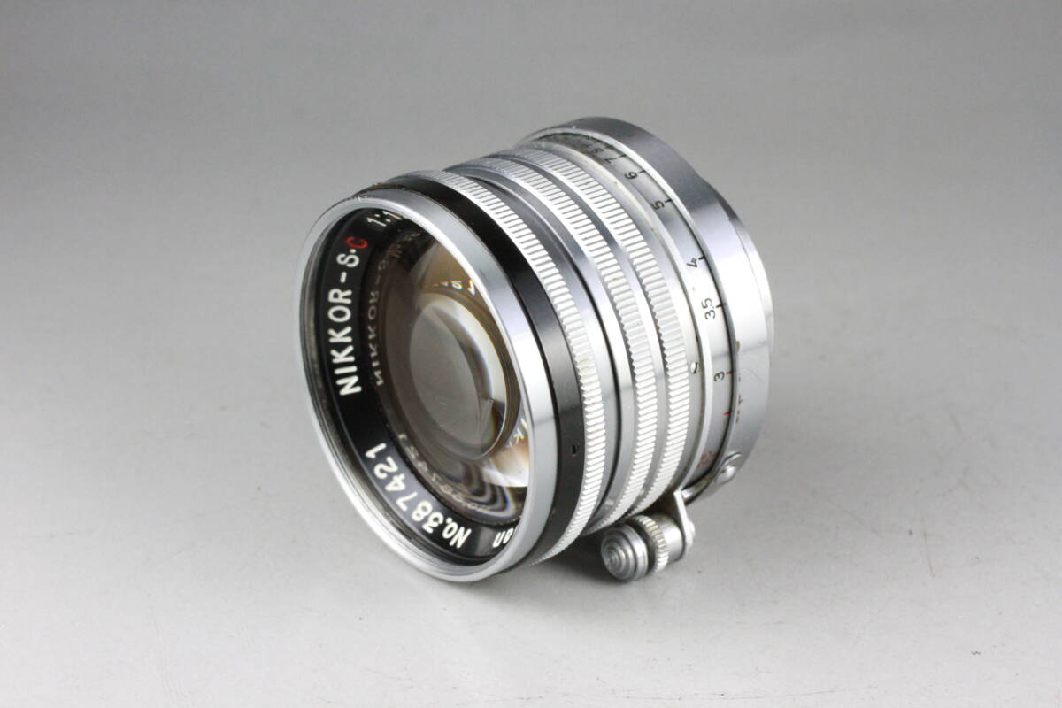 良品】 Nikon NIKKOR-S.C 5cm F1.4 単焦点 標準レンズ ライカ 良品】 Nikon NIKKOR-S.C 5cm F1.4 単焦点 標準レンズ ライカ