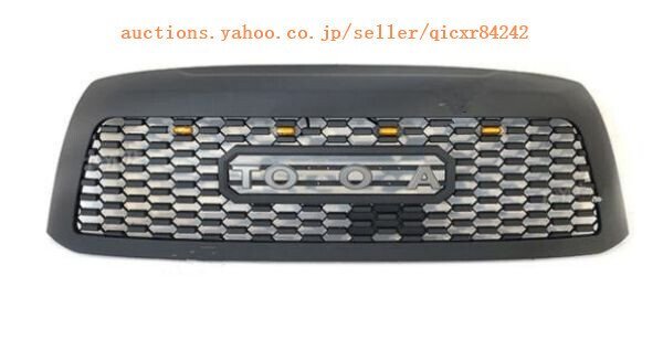 トヨタセコイア2010-2018年 LED付き フロントグリル グリル フロントガーニッシュ 外装カスタムxsp037