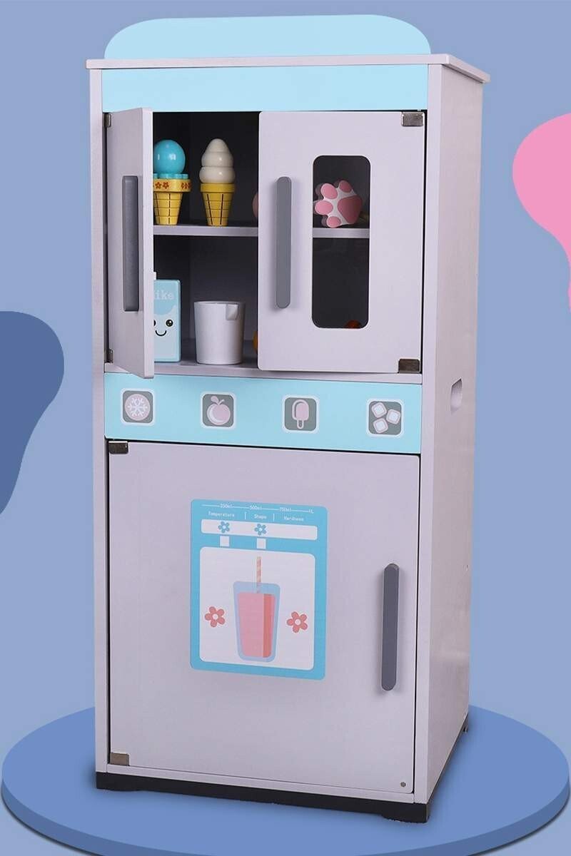 木のおもちゃ ミニれいぞうこ 冷蔵庫 木製 おもちゃ おままごと
