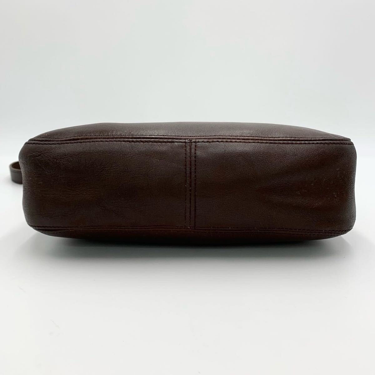 OLD COACH ビンテージ ショルダーバッグ グラブレザー 茶系