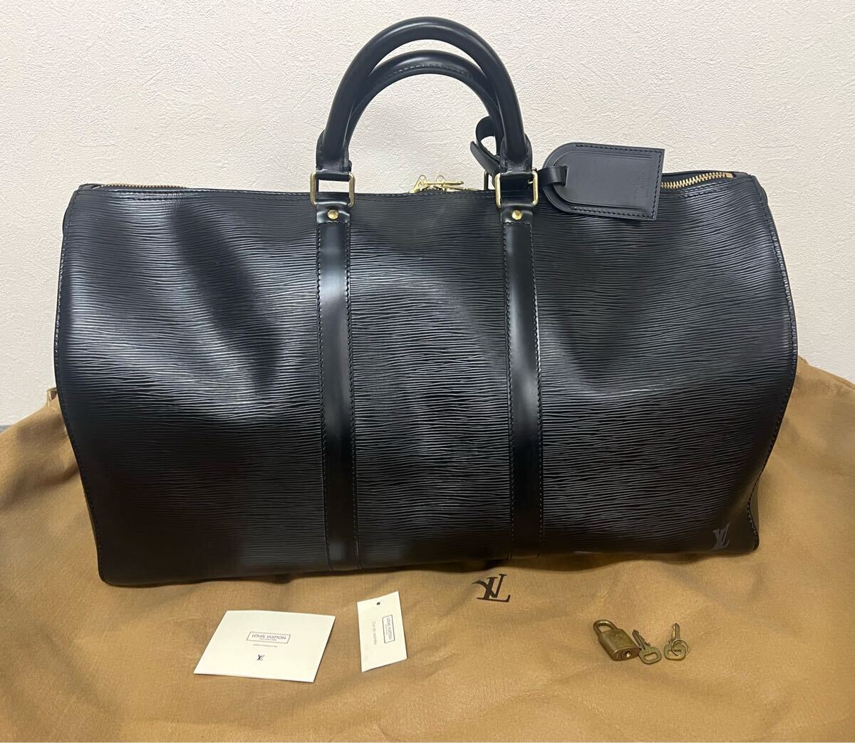 LOUIS VUITTON ルイヴィトン ボストンバッグ エピ キーポル50 LOUIS VUITTON ルイヴィトン ボストンバッグ エピ キーポル50
