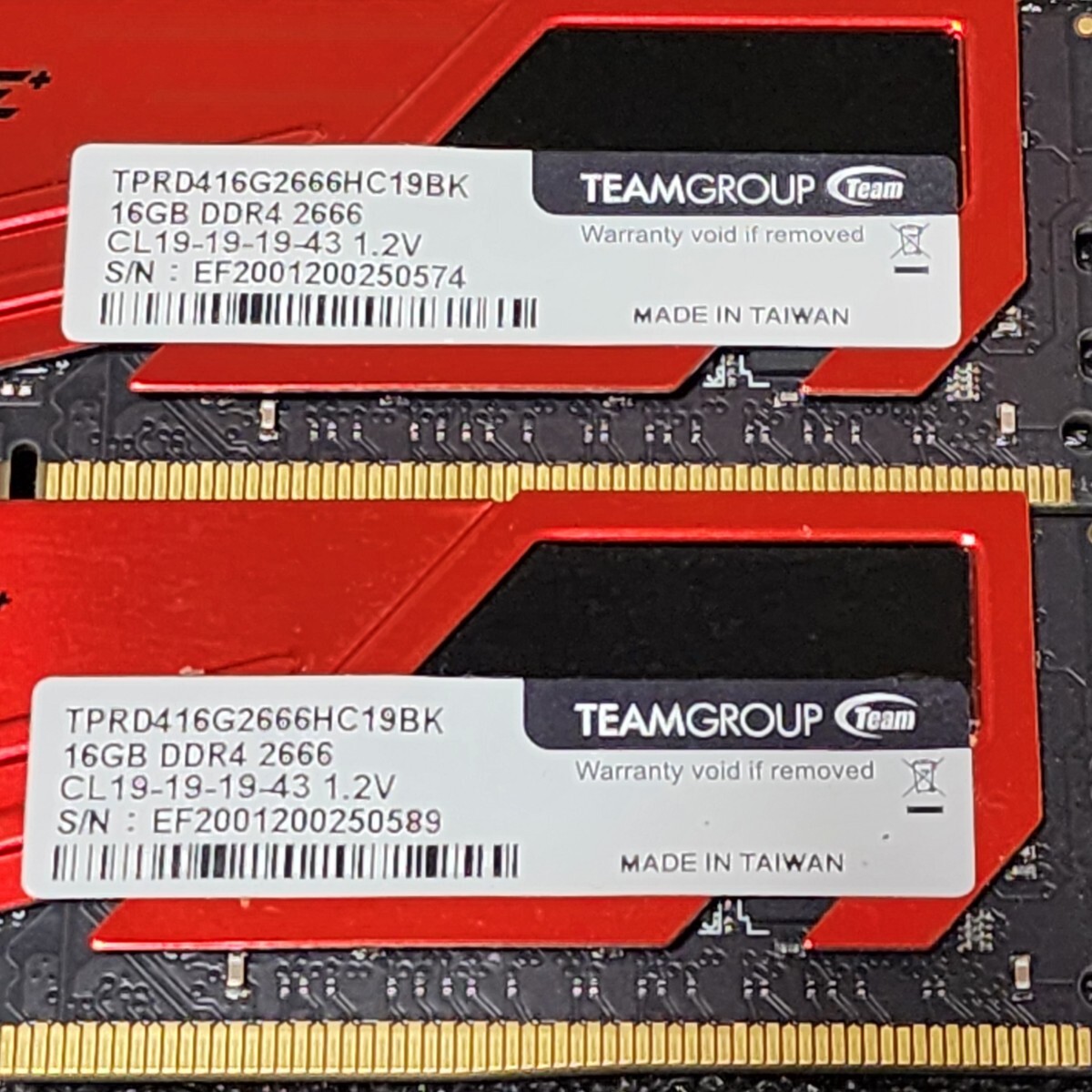 TEAMGROUP ELITE DDR4-2666MHz 32GB (16GB×2枚キット TEAMGROUP ELITE DDR4-2666MHz 32GB (16GB×2枚キット