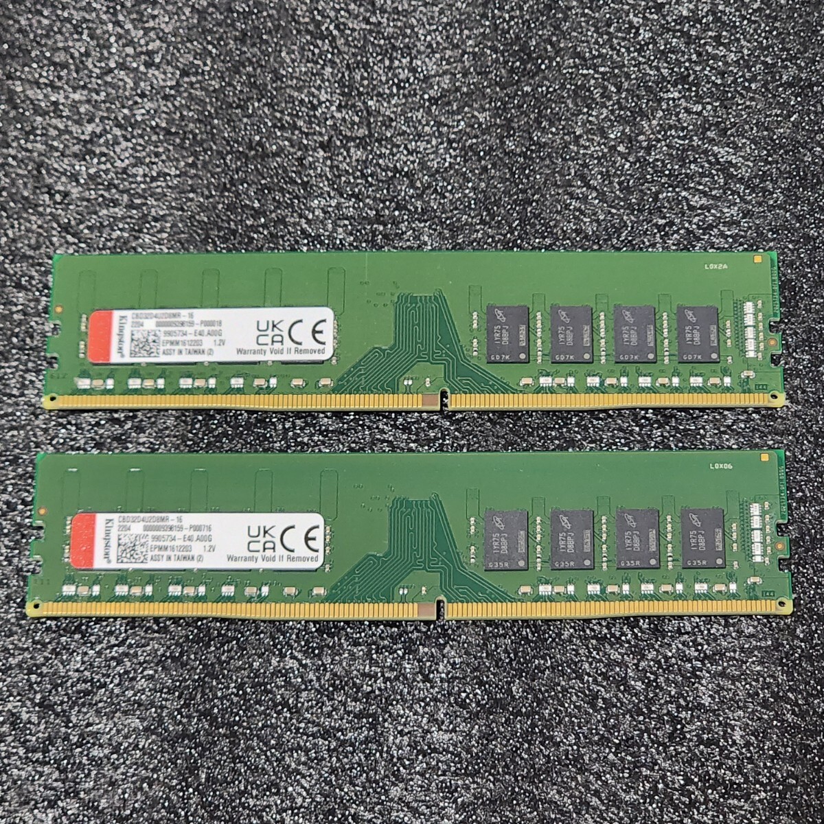 Kingston DDR4-3200MHz 32GB (16GB×2枚キット) CBD32D4U2D8MR-16 Kingston DDR4-3200MHz 32GB (16GB×2枚キット) CBD32D4U2D8MR-16