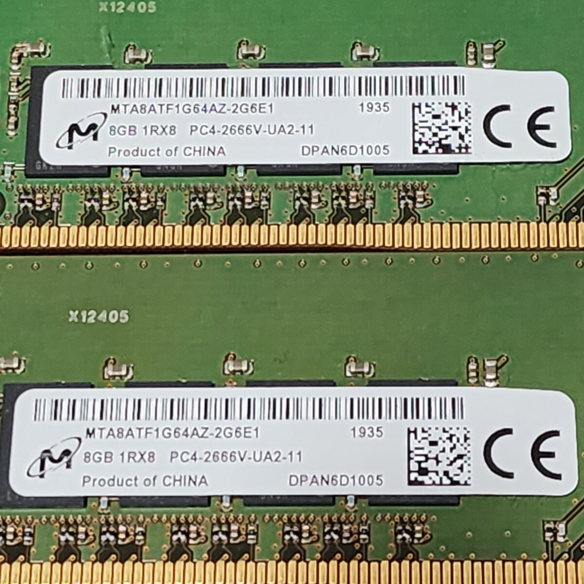 Micron CRUCIAL DDR4-2666MHz 16GB (8GB×2枚キット Micron CRUCIAL DDR4-2666MHz 16GB (8GB×2枚キット
