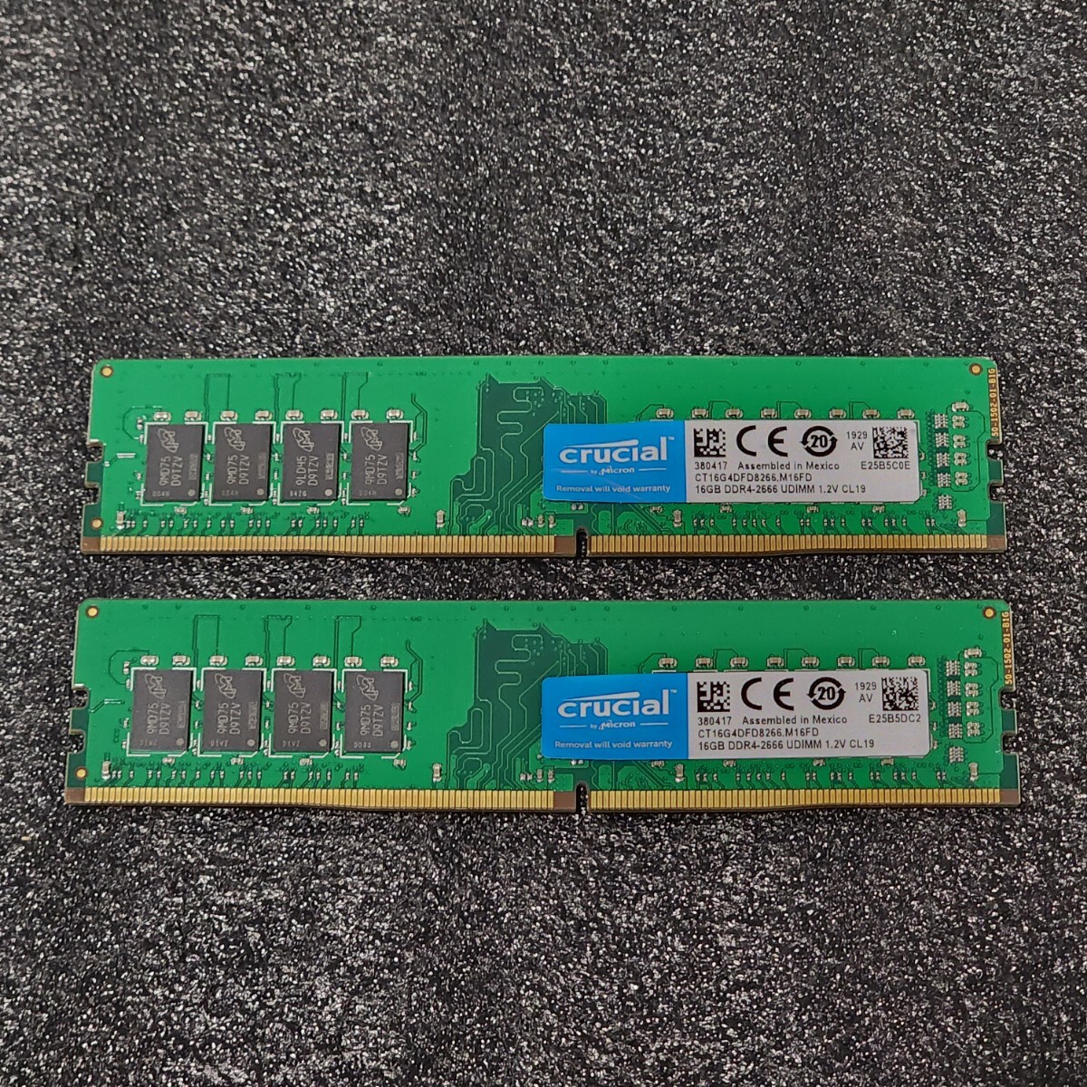 CRUCIAL DDR4-2666MHz 32GB (16GB×2枚キット) CT16G4DFD8266 CRUCIAL DDR4-2666MHz 32GB (16GB×2枚キット) CT16G4DFD8266