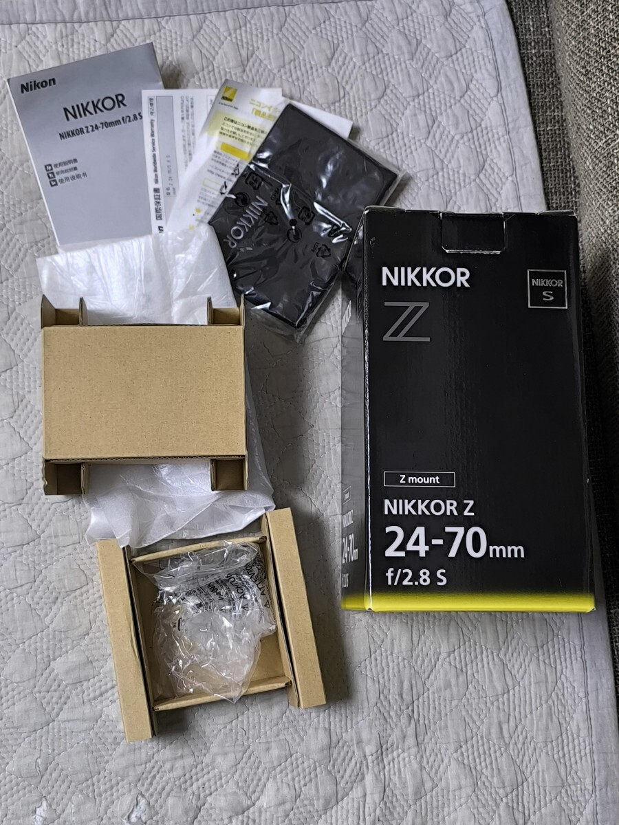 nikon ニコン NIKKOR Z 24-70mm F2 8 元箱 取説 マニュアル nikon ニコン NIKKOR Z 24-70mm F2 8 元箱 取説 マニュアル