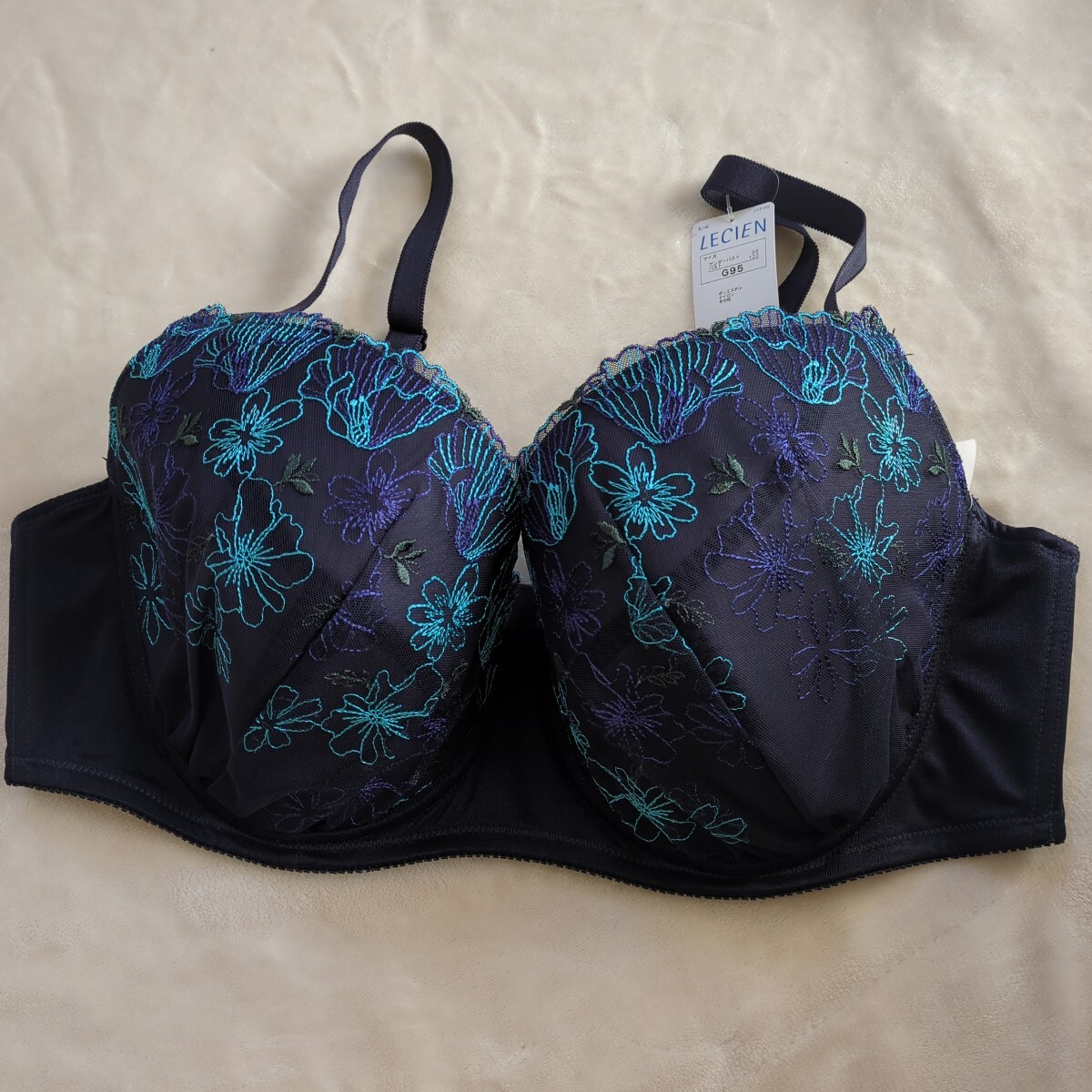 ワコール*WACOAL*ブラジャー*大きいサイズ*Ｇ95*紺*新品_画像1