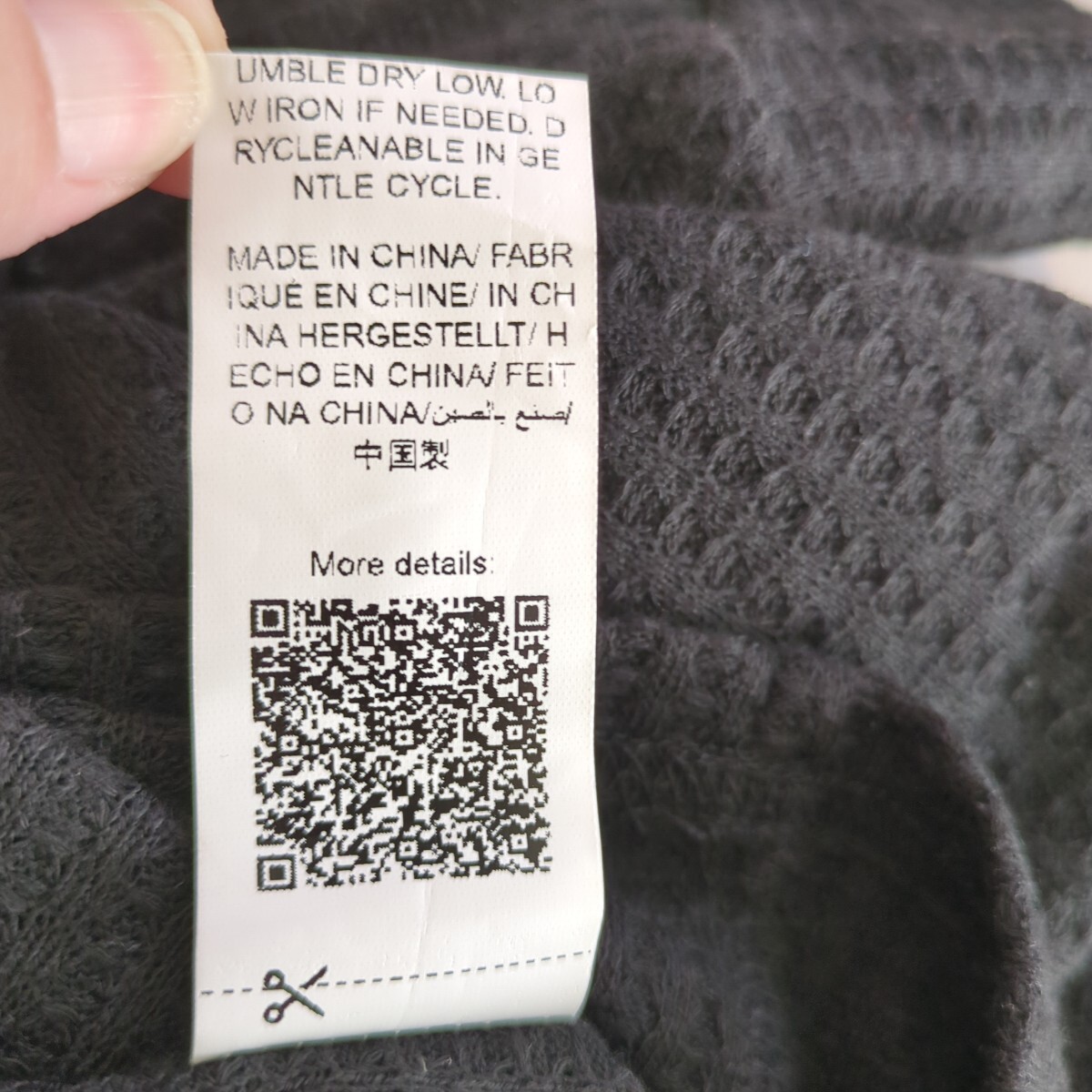 SHEIN*0XL*黒*Ｖカットソー*used品*3Lぐらいの大きさです Vネック_画像8