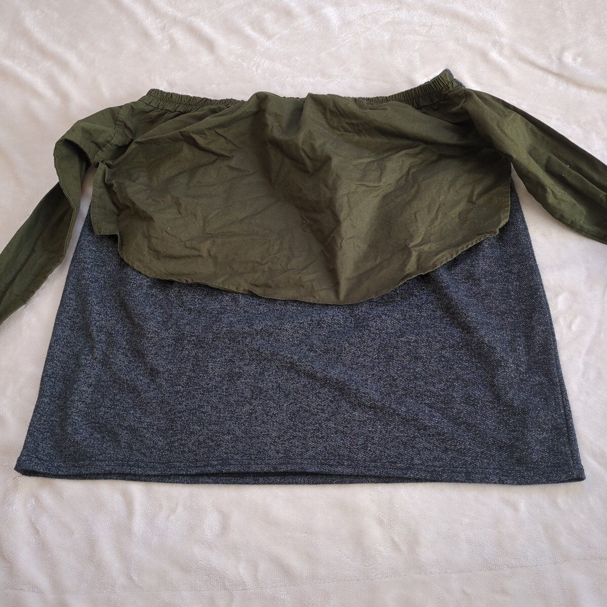 膝丈スカート*お尻隠し*大きいサイズ*６Ｌ*腰巻き*used品_画像2