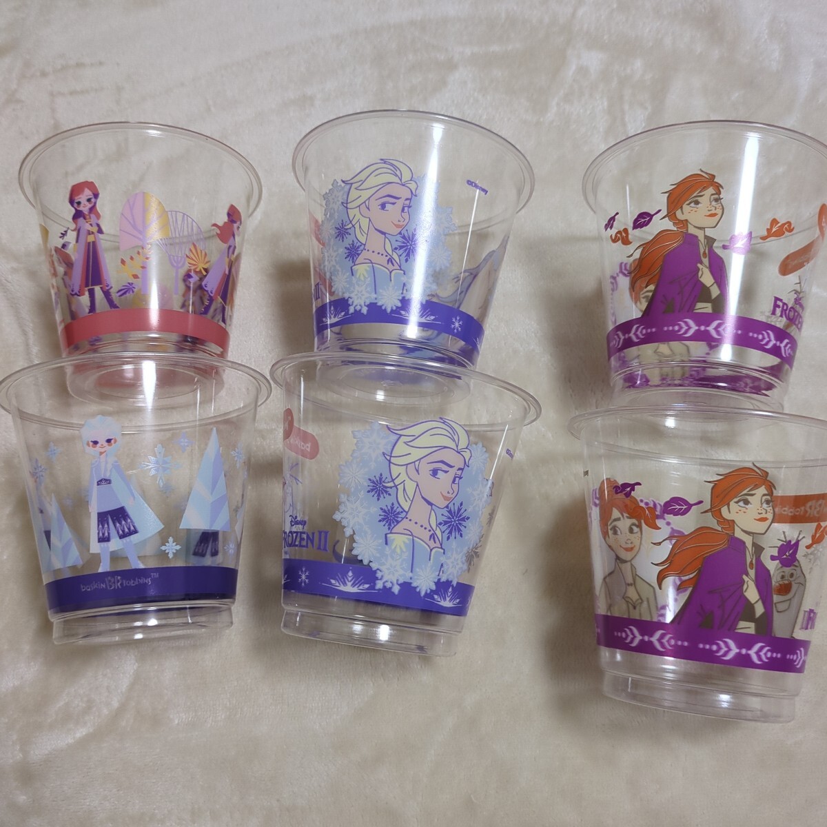 サーティワン*カップused品*アナと雪の女王_画像1