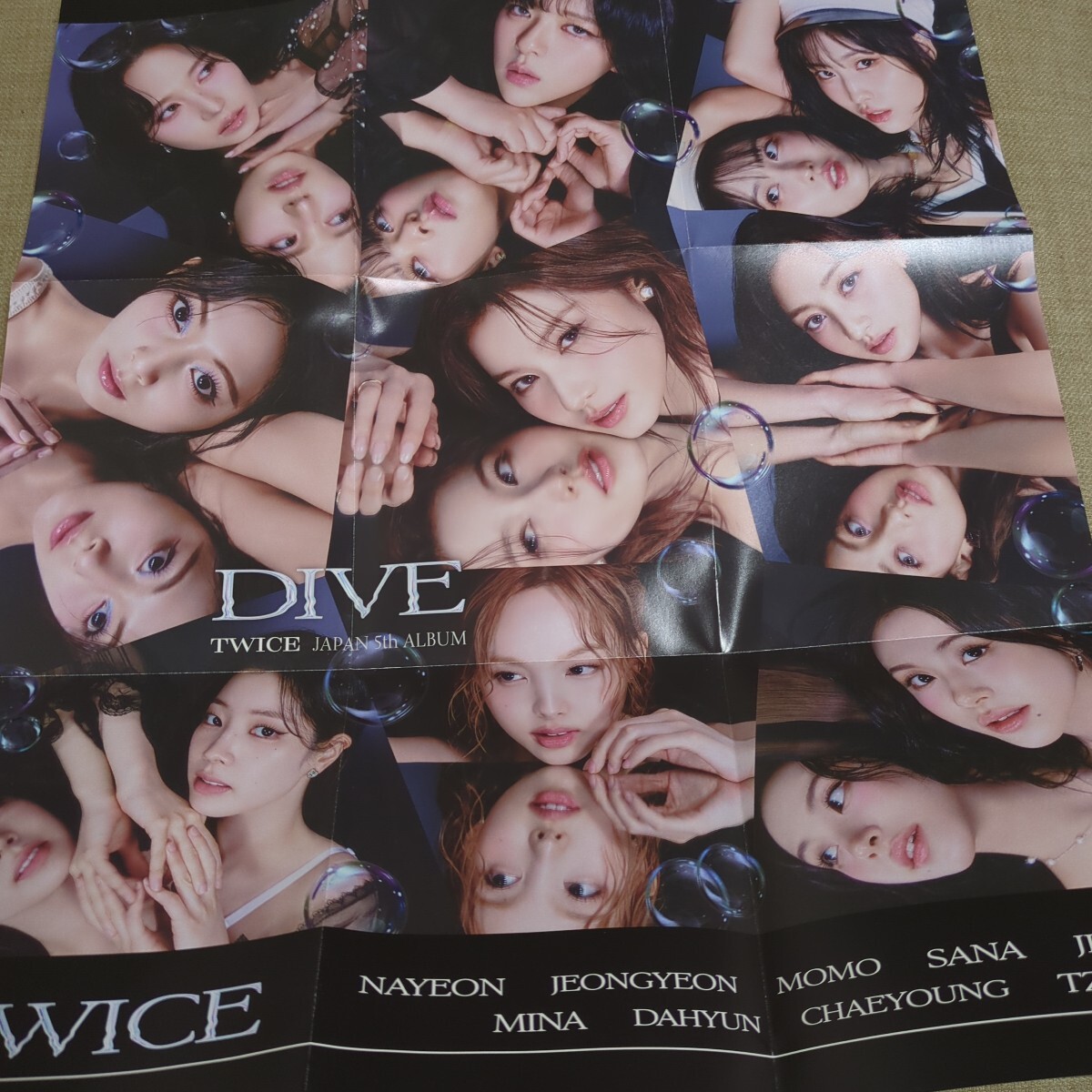 TWICE*DIVE*ミニポスター_画像1