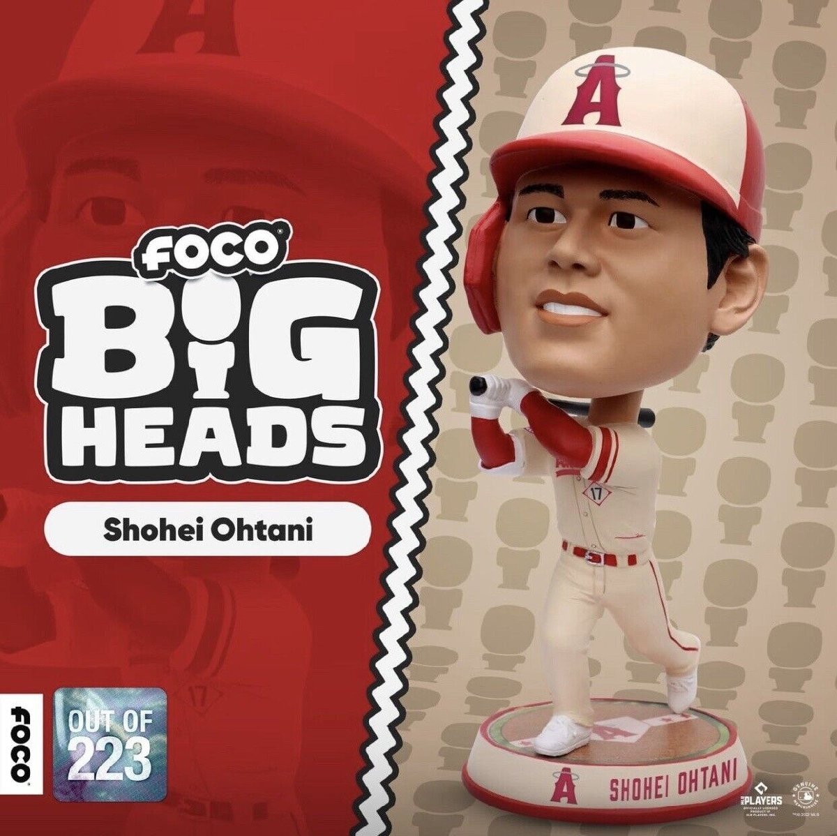 MS】大谷翔平 2023年 シティコネクト ビッグヘッド MS】大谷翔平 2023年 シティコネクト ビッグヘッド