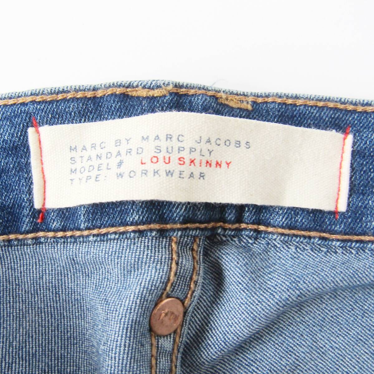 MARC JACOBSマークジェイコブス ストレッチスキニーデニム 25 MARC JACOBSマークジェイコブス ストレッチスキニーデニム 25