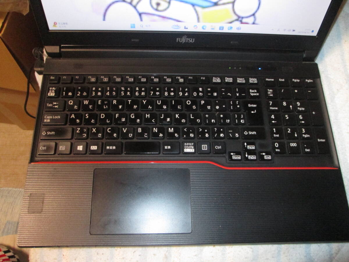 富士通 LIFEBOOK A574/KX　Windows11 Pro 64bit　Intel Core i5-4310M 2.70GHz　8GB 500GB　15.6型　ブラック系　Li-Office　AC付◇p1651◇
