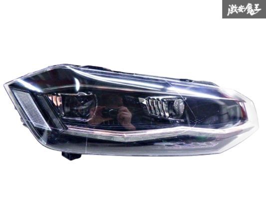 【破損無し！】VW フォルクスワーゲン純正 2G ポロ AW LED ヘッドライト ヘッドランプ 右 右側 右ハンドル 棚2J14_画像1