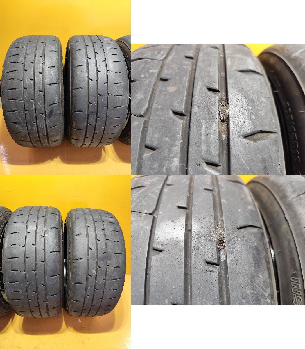 【送料無料】205/45R16 87W BRIDEGSTONE POTENZA RE-71RS ホイール付き KYOWA RACING KR1258【4本セット】★8835