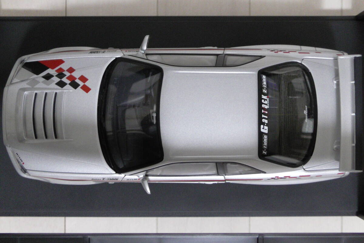 未使用品 送料無(wú)料 1/18 オートアート 日産 スカイライン R34 GT-R ニスモ Z-TUNE シルバー AUTO art ニッサン NISMO 