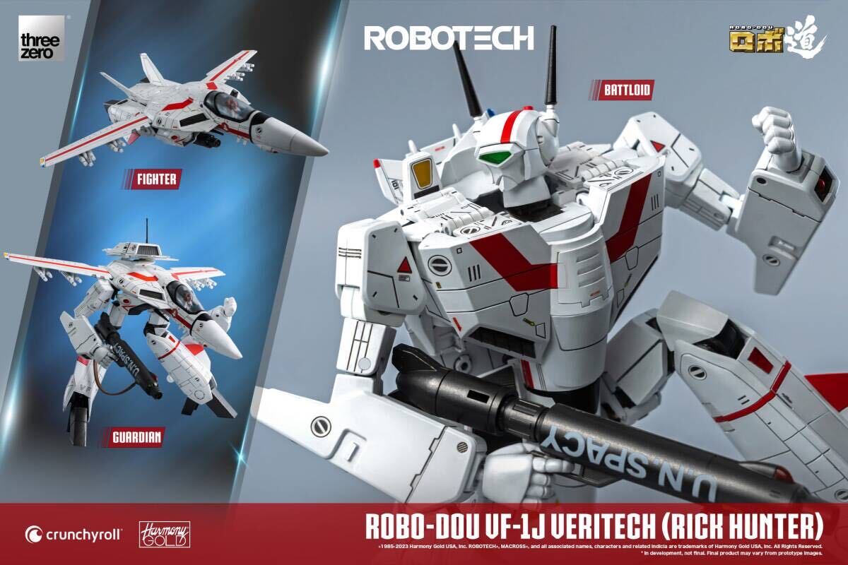 Threezero ロボテック ロボ道 VF-1J ベリテック （リック?ハンター機(jī)） 未開封新品 3Z0304 Robotech VF-1J Veritech (Rick Hunter)