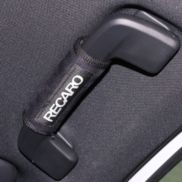 2 шт. комплект RECARO Рекаро обтягивающий вспомогательный поручень ka bar roof оплетка руля чёрный черный Logo вышивка p
