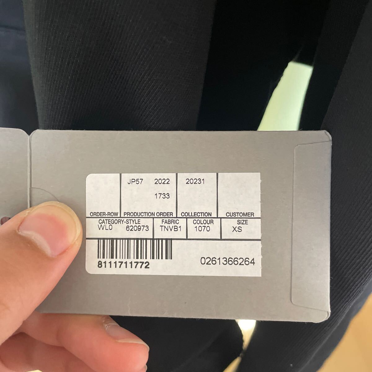 新品未使用 タグ付き 23ss BALENCIAGA バレンシア バックロゴ 新品未使用 タグ付き 23ss BALENCIAGA バレンシア バックロゴ