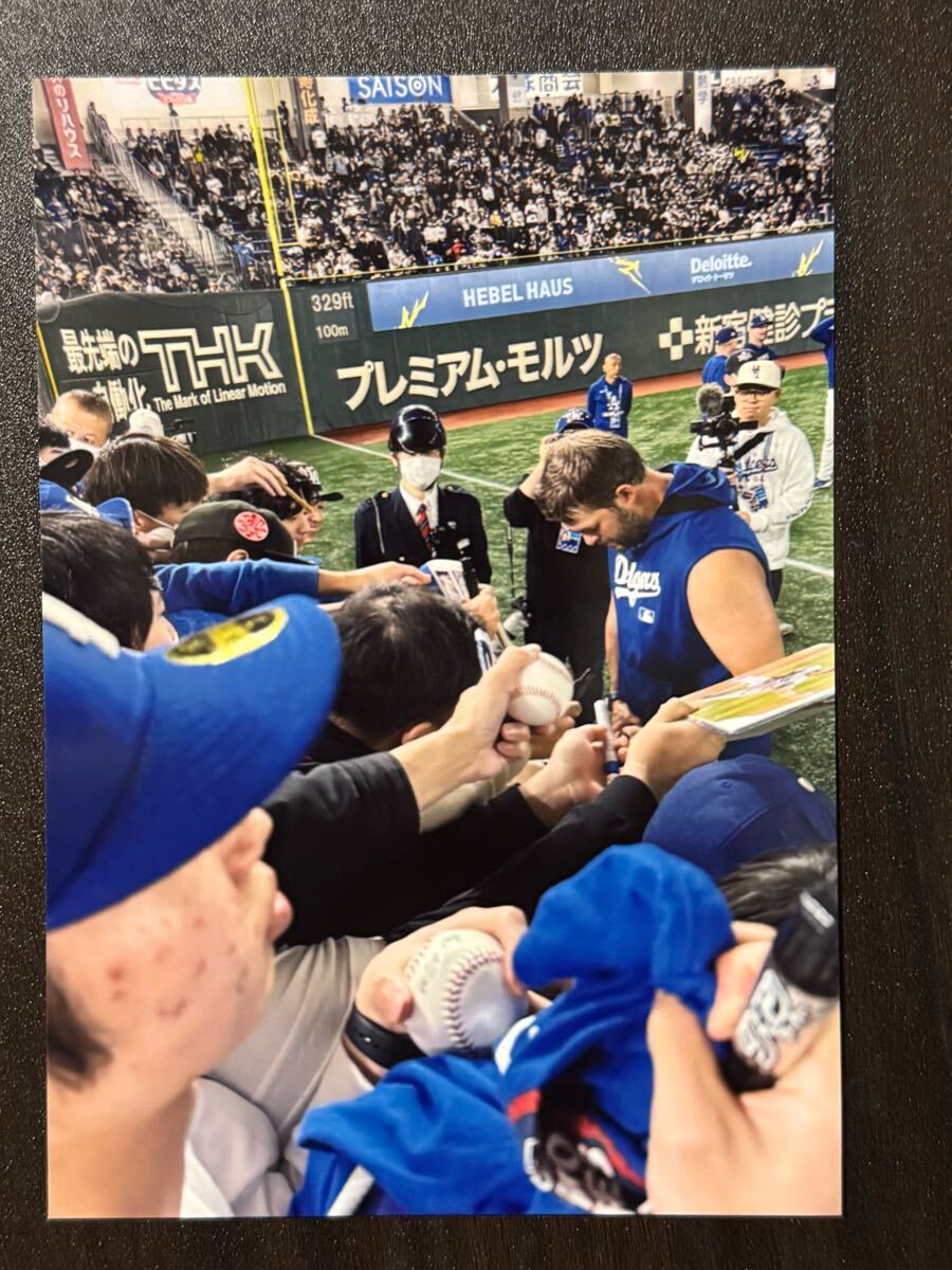 ロサンゼルスドジャース カーショウ 直筆サインボール MLB東京 ロサンゼルスドジャース カーショウ 直筆サインボール MLB東京