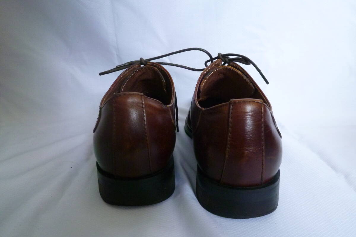 vero cuoio ヴェロキーオ レザー メンズ 41 ブラウン イタリア製 本革靴ビジネスシューズ 正規品_画像4
