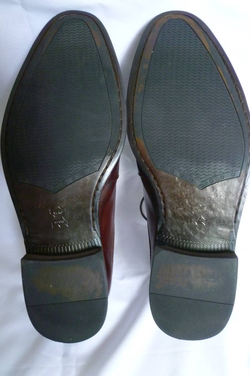 vero cuoio ヴェロキーオ レザー メンズ 41 ブラウン イタリア製 本革靴ビジネスシューズ 正規品_画像7