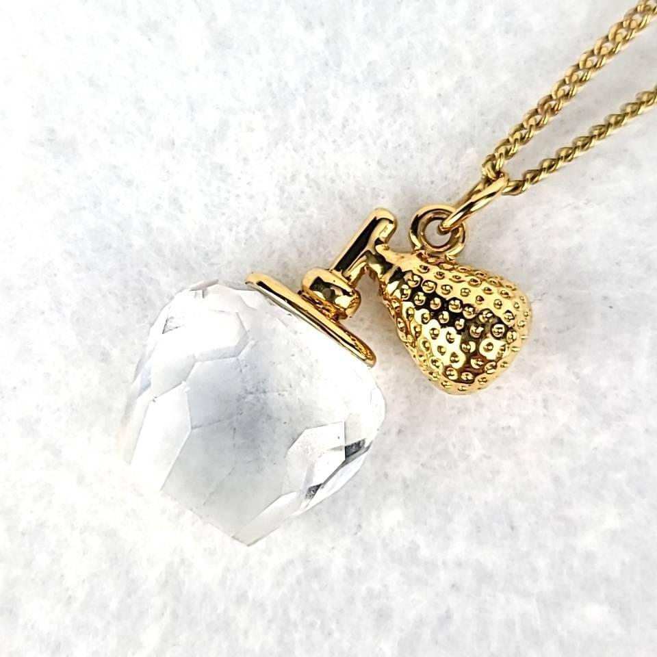 極美品 スワロフスキー SWAROVSKI ネックレス ゴールド 香水 極美品 スワロフスキー SWAROVSKI ネックレス ゴールド 香水