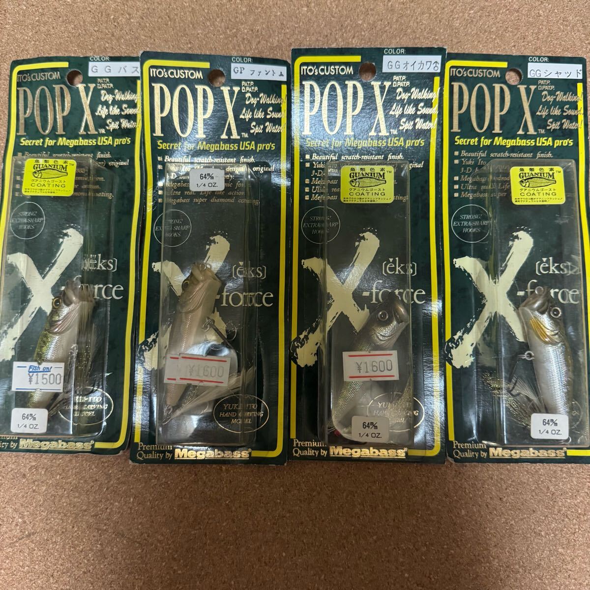 ケース未開封 デッドストック メガバス MEGABASS POP-X ポップX ケース未開封 デッドストック メガバス MEGABASS POP-X ポップX